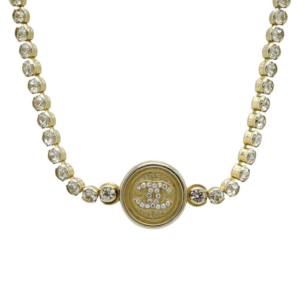 CHANEL Gold Logo Necklace